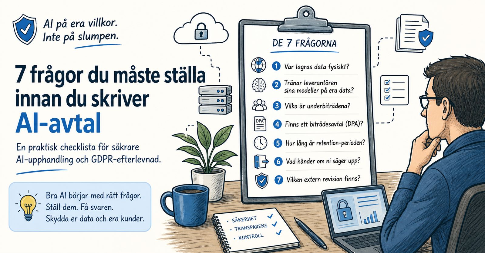 Sju frågor till din AI-leverantör